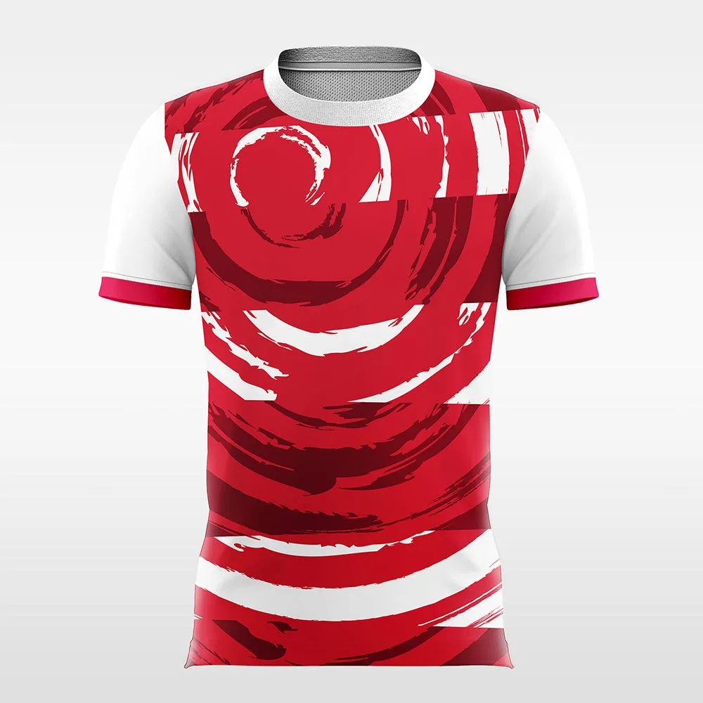 Read Wave - Customized Men's Sublimated Soccer Jersey