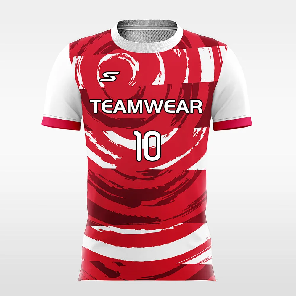 Read Wave - Customized Men's Sublimated Soccer Jersey