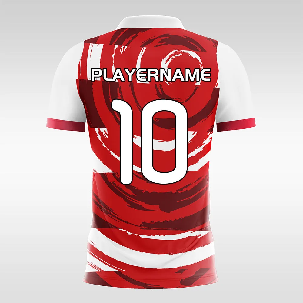 Read Wave - Customized Men's Sublimated Soccer Jersey