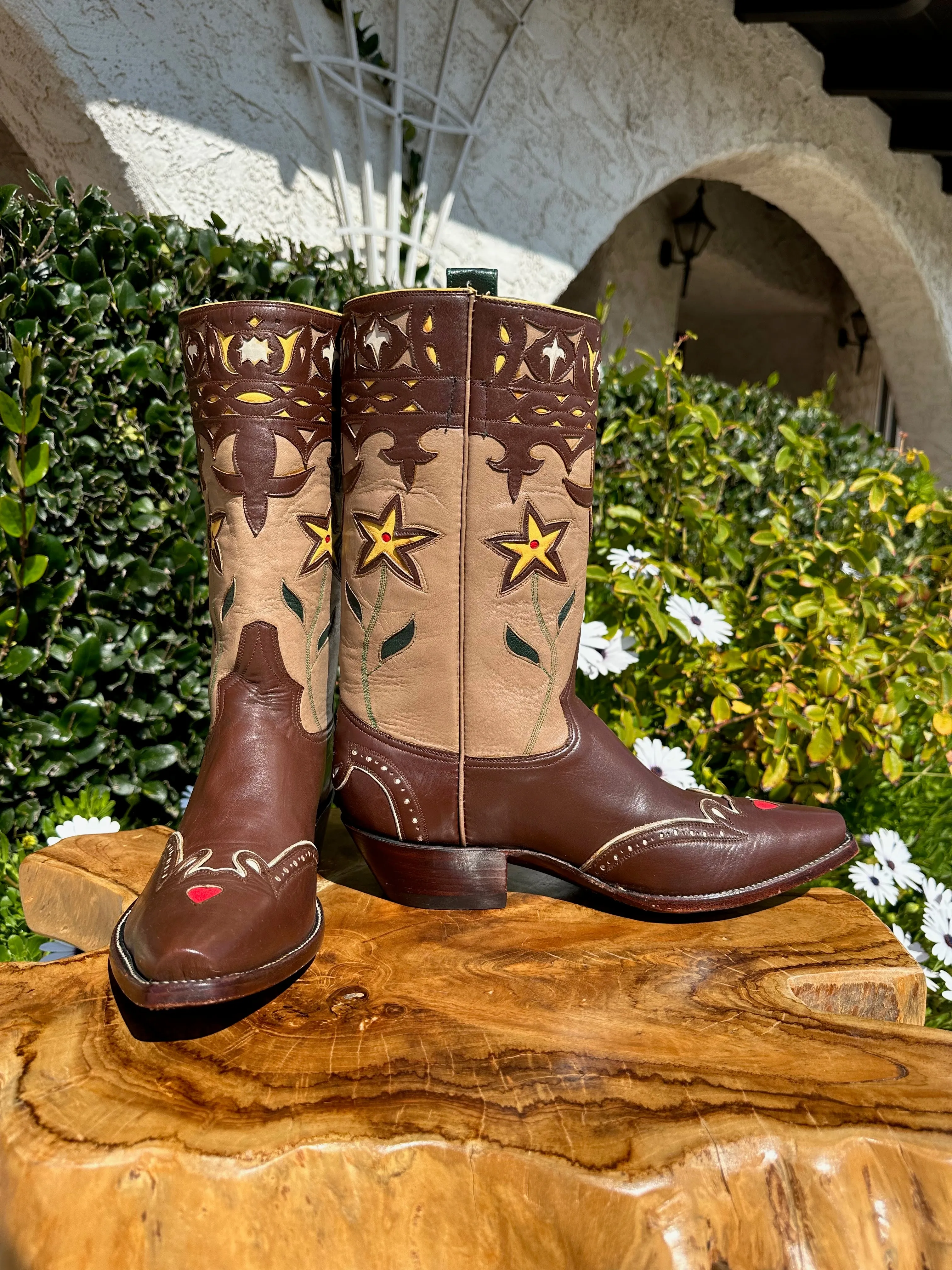 Rocketbuster Custom Corazon Cowboy Boots size 10 D UNWORN