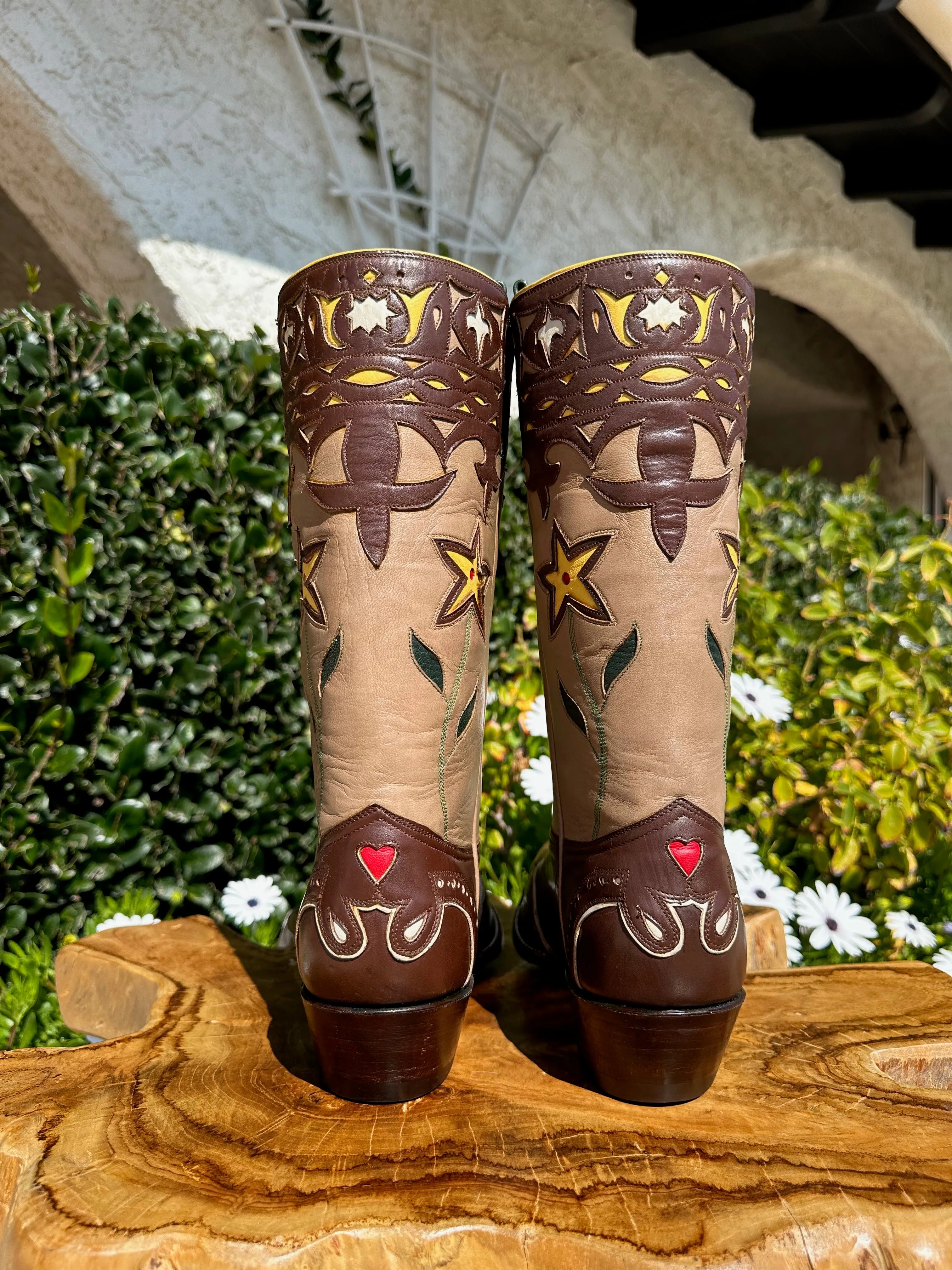 Rocketbuster Custom Corazon Cowboy Boots size 10 D UNWORN