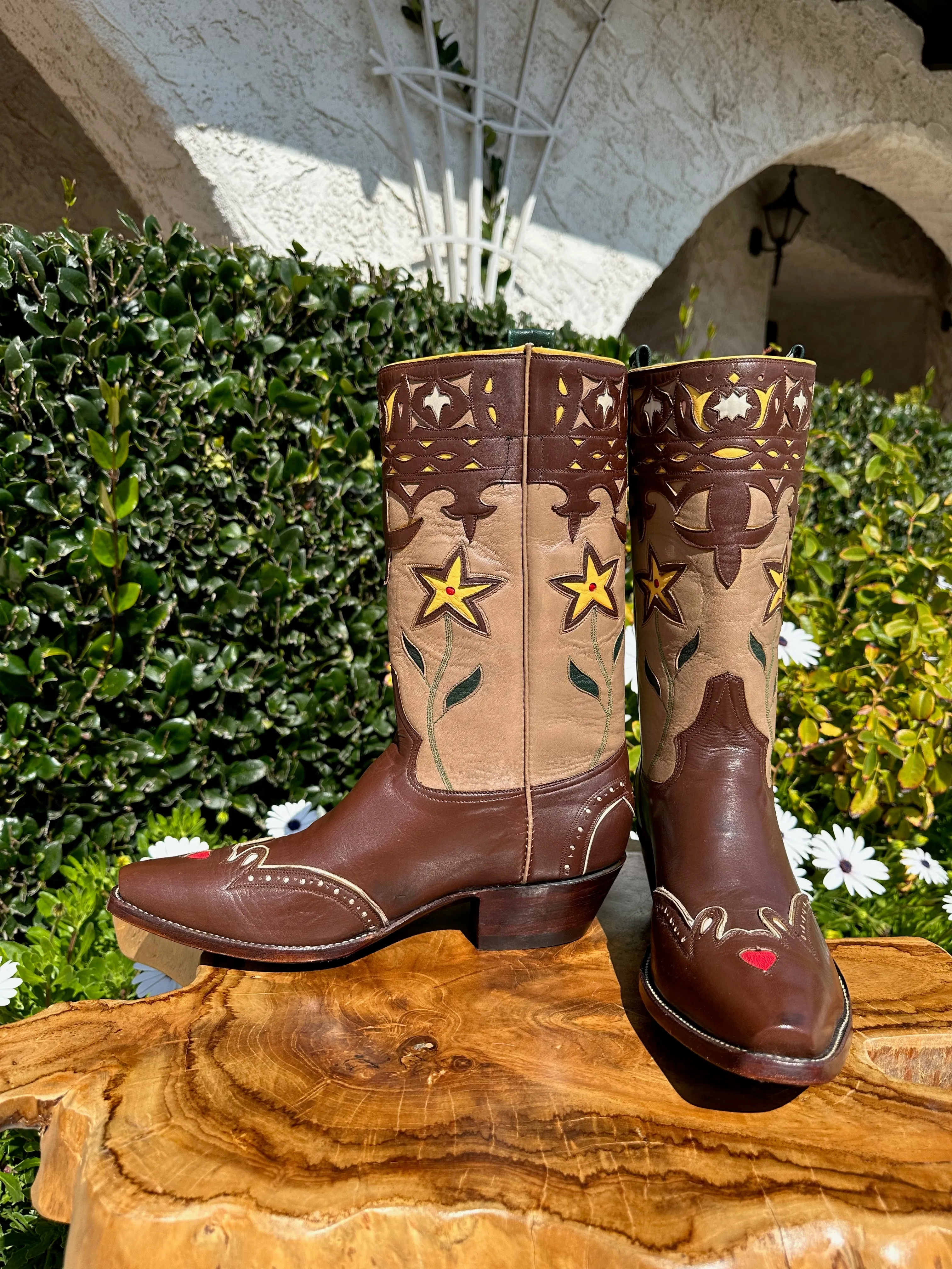Rocketbuster Custom Corazon Cowboy Boots size 10 D UNWORN