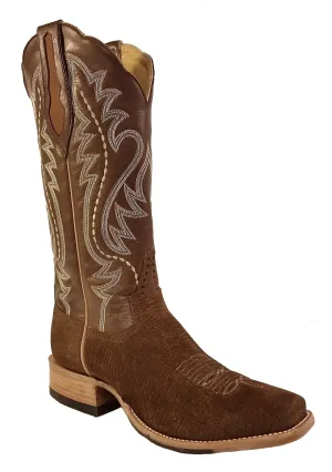 Rod Patrick Honey Hippo Blunt Toe Boots