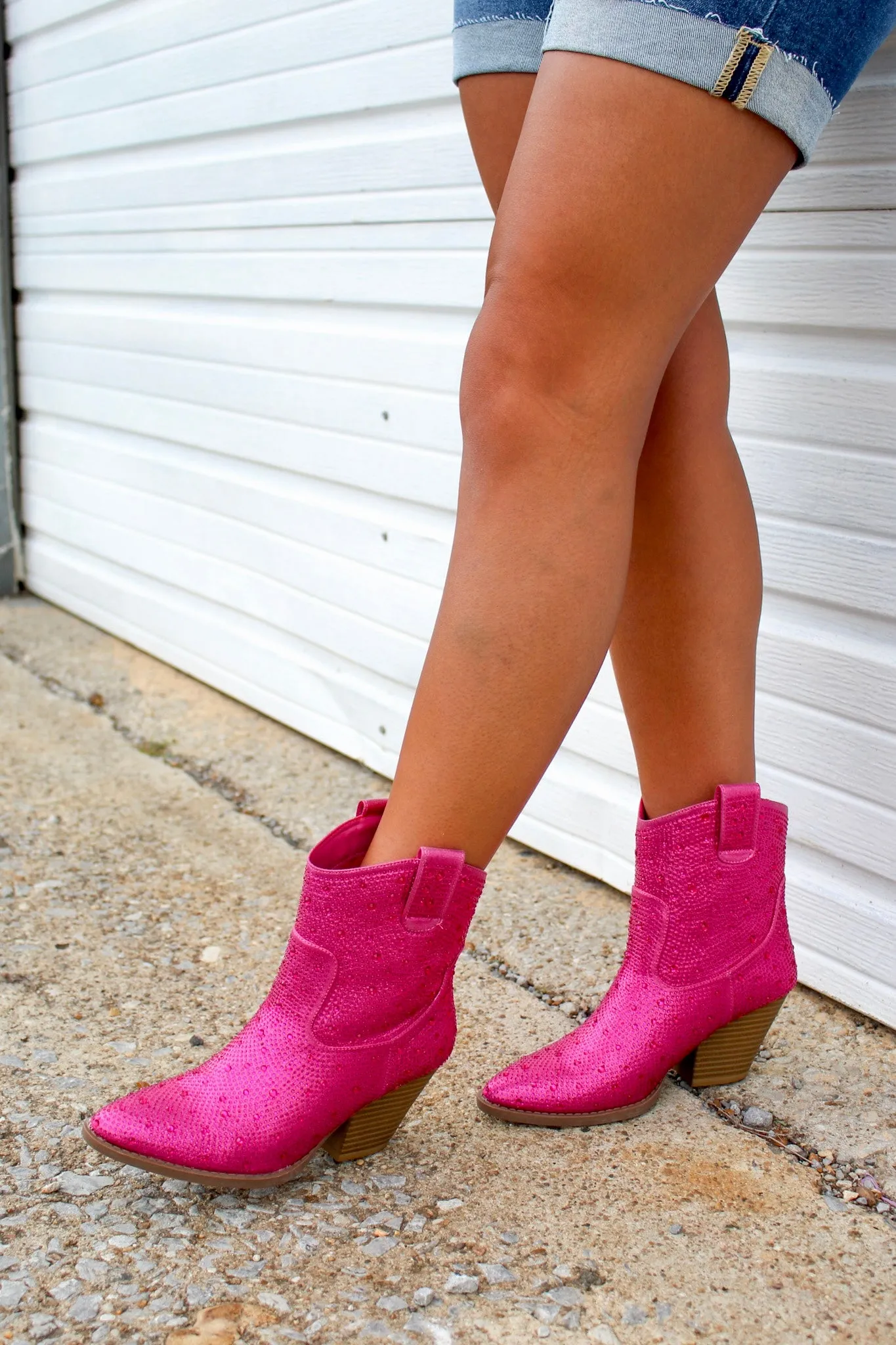 Rodeo Queen Rhinestone Boot • Fuchsia - FINAL SALE