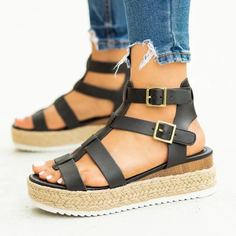 Sandals Wedges Shoes For High Heels Sandals Summer Shoes Chaussures Femme Platform Sandals