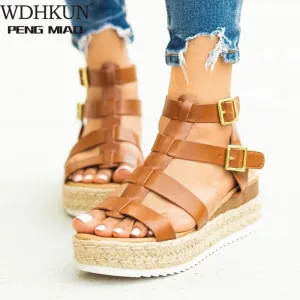 Sandals Wedges Shoes For High Heels Sandals Summer Shoes Chaussures Femme Platform Sandals