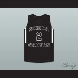 Scotty Pippen Jr 2 Sierra Canyon School Trailblazers Black Basketball Jersey 1