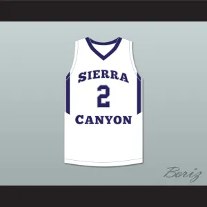 Scotty Pippen Jr 2 Sierra Canyon School Trailblazers White Basketball Jersey 1