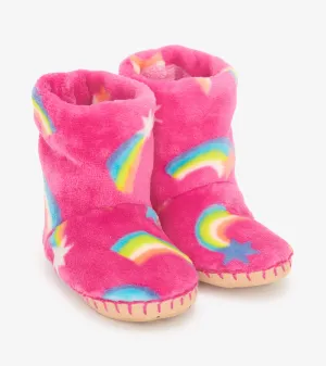 Shooting Stars Fleece Slippers