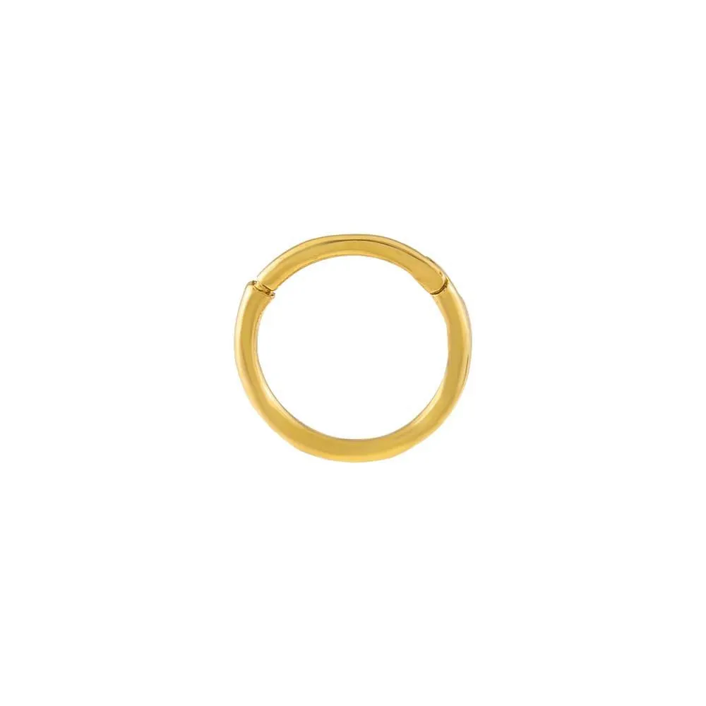 Solid Cartilage Huggie Earring 14K