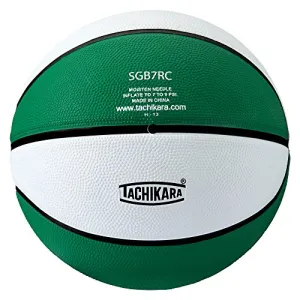 Tachikara Colored Regulation Size Basketball, Kelly-White