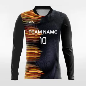 Team Germany - Customized Men's Sublimated Long Sleeve Soccer Jersey