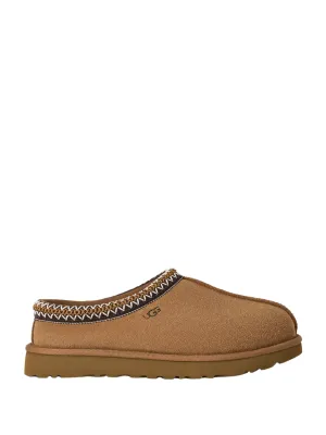 UGG WOMEN Tasman Suede Slippers Chestnut