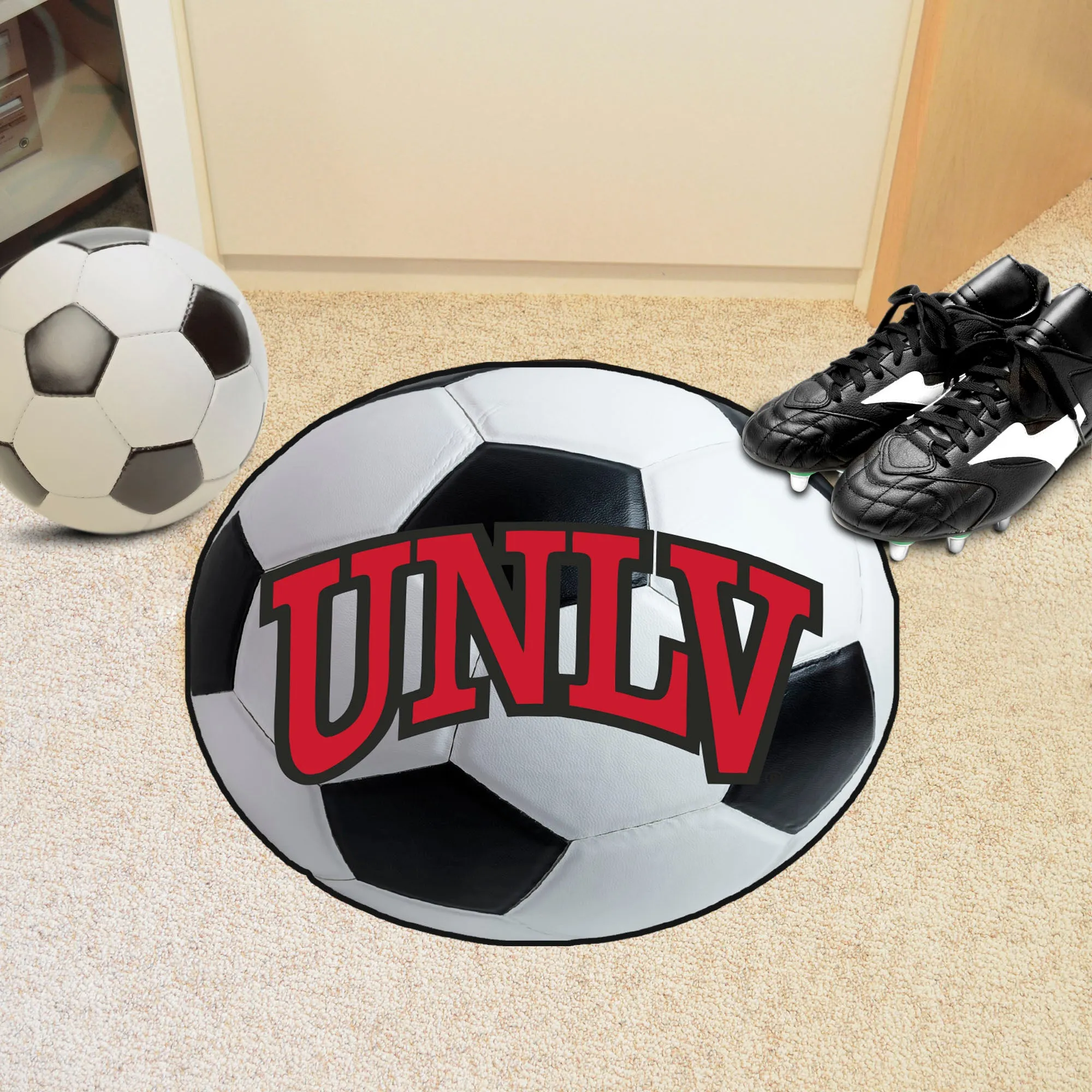 Univ of Nevada Las Vegas Soccer Ball Mat