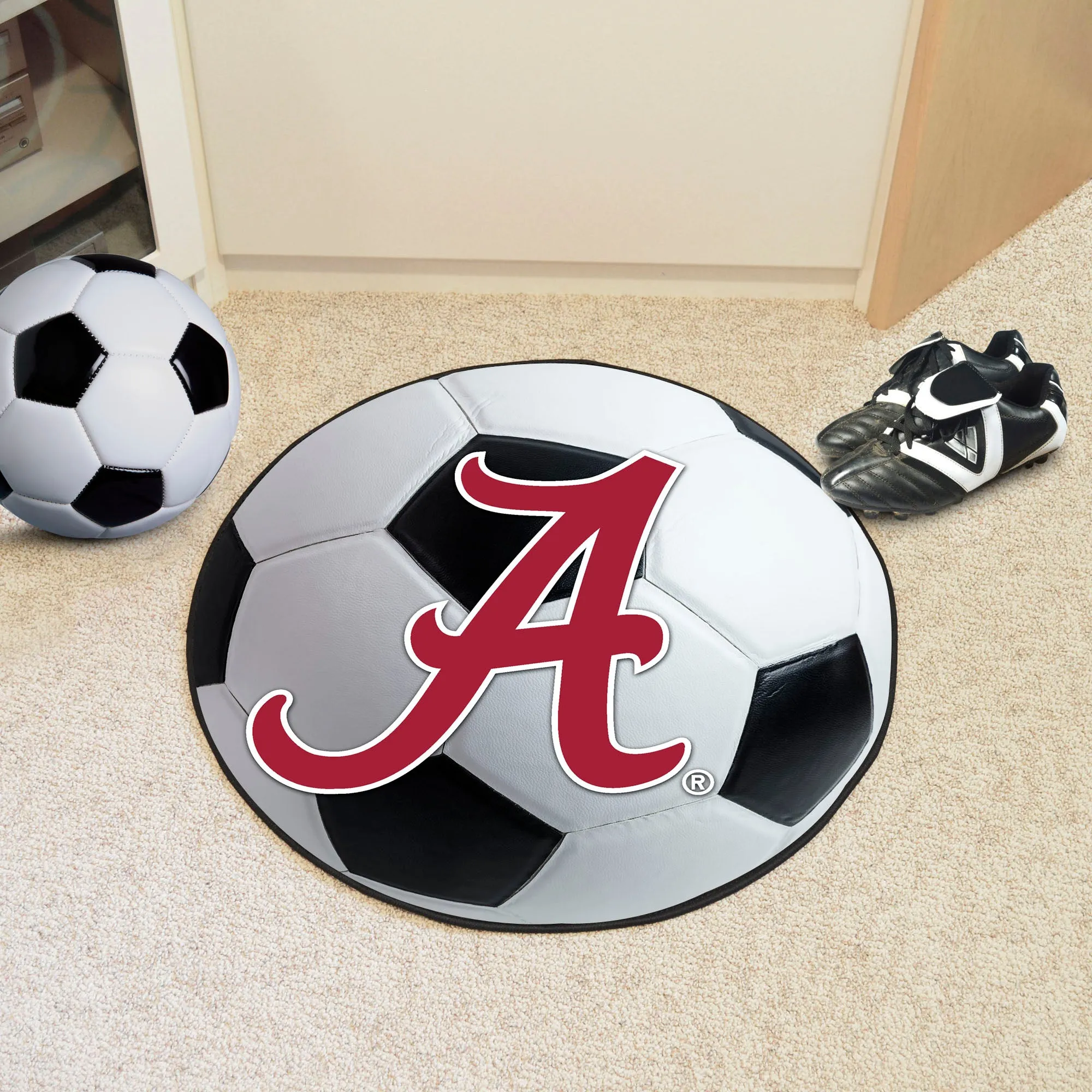 University of Alabama Soccer Ball Mat