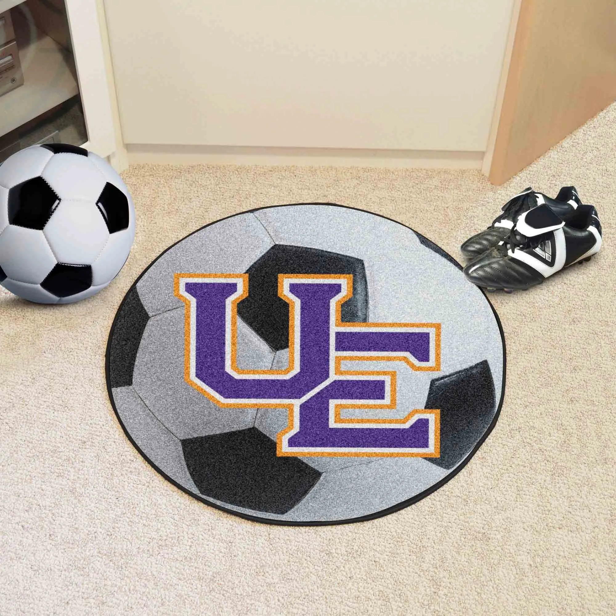 University of Evansville Soccer Ball Mat