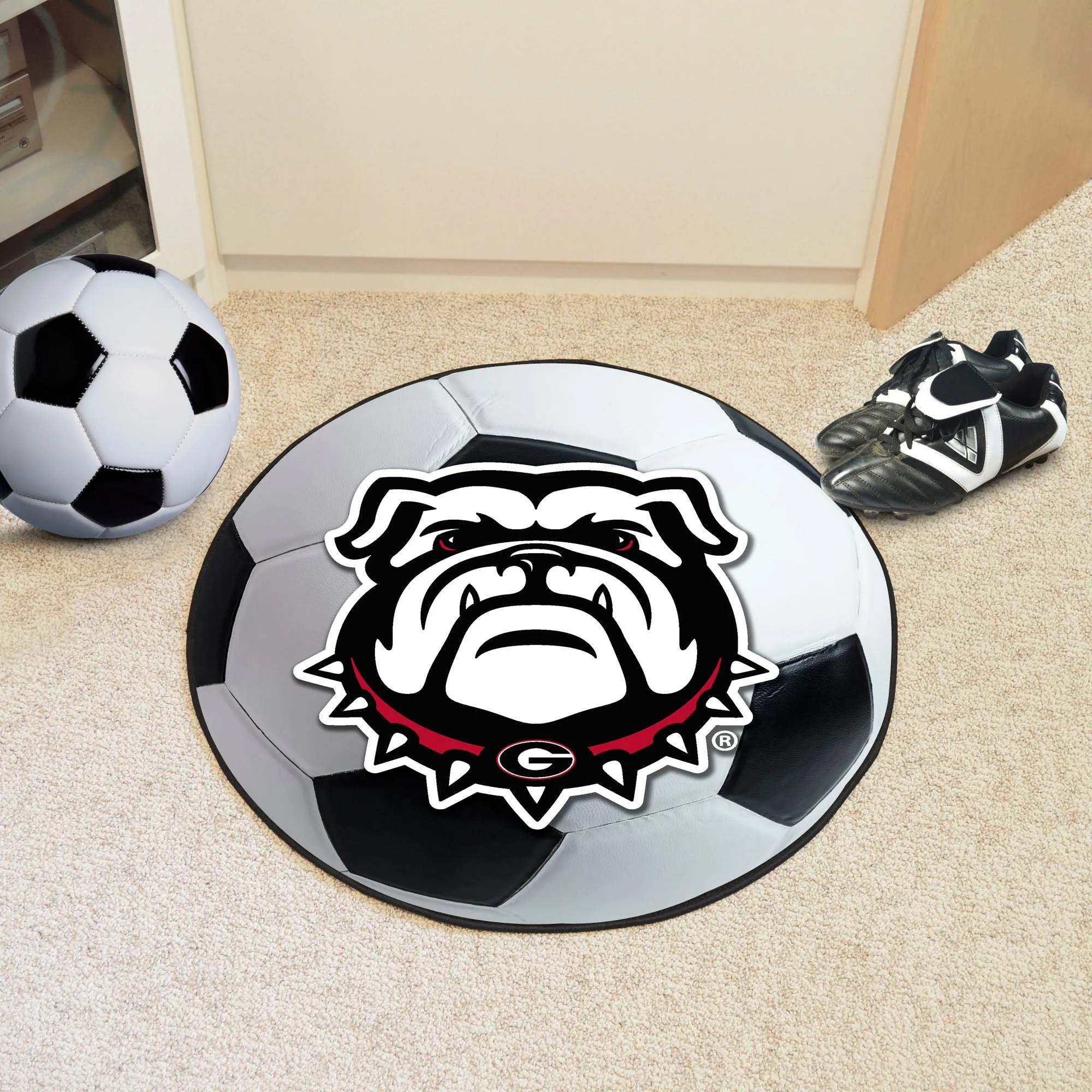 University of Georgia Soccer Ball Mat