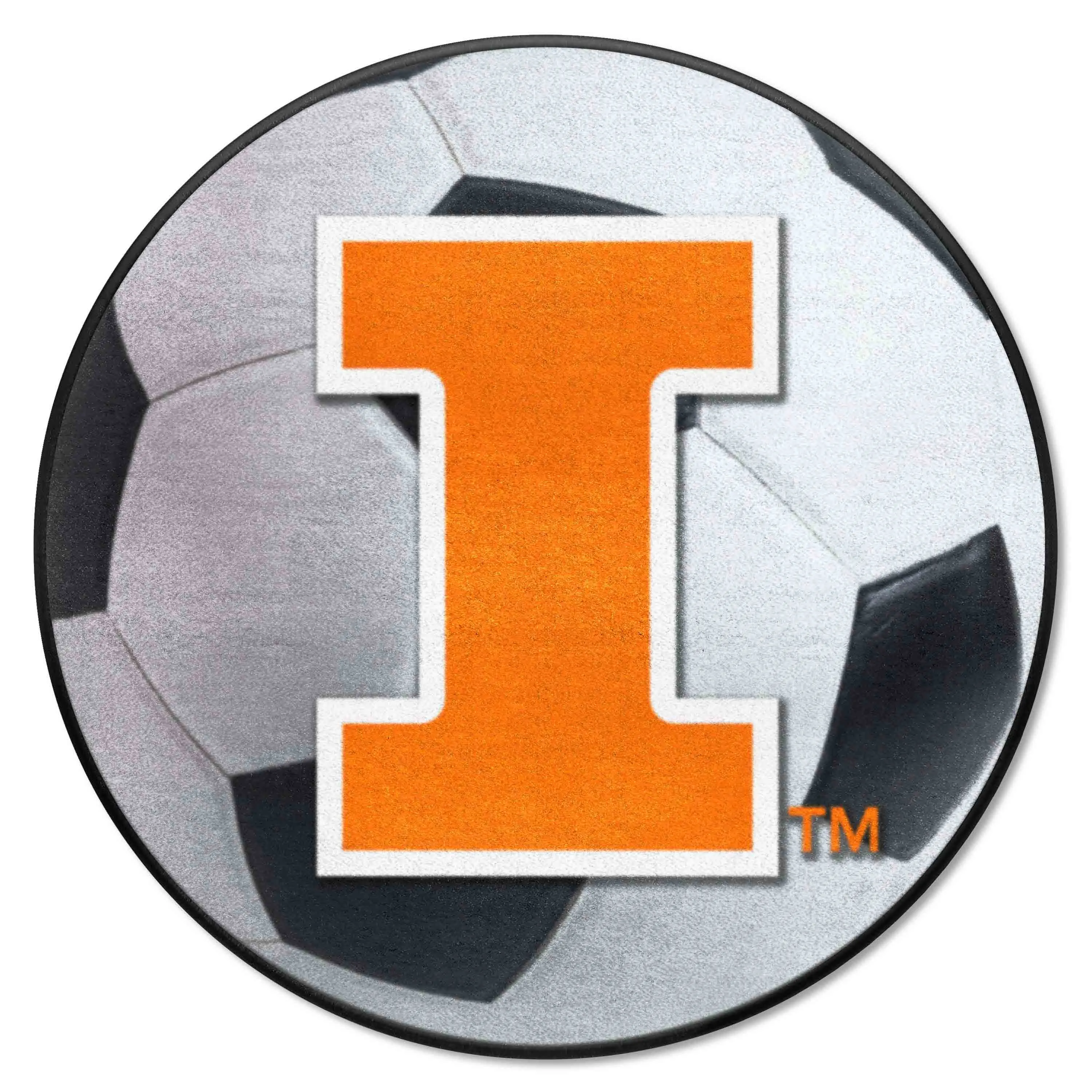 University of Illinois Soccer Ball Mat