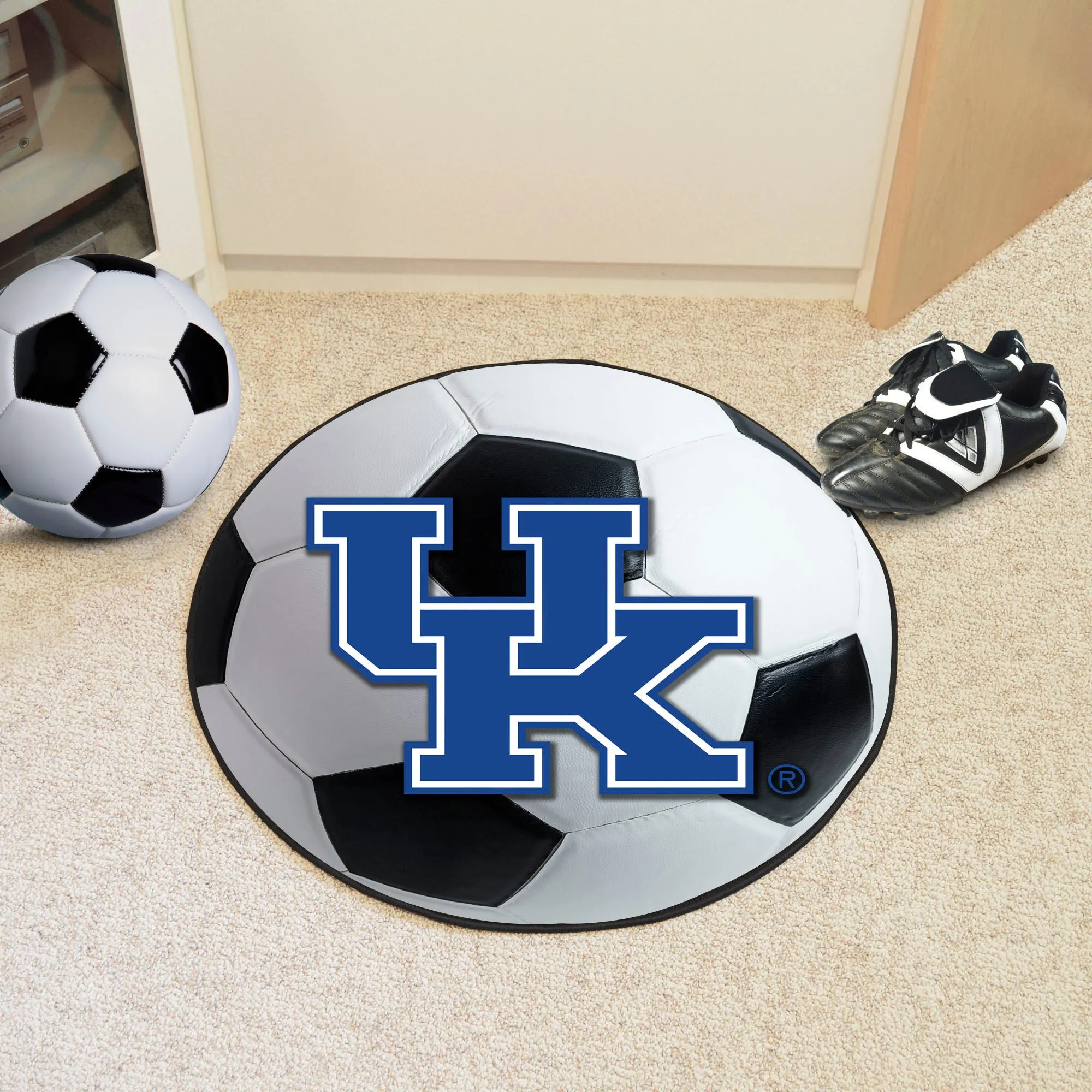 University of Kentucky Soccer Ball Mat