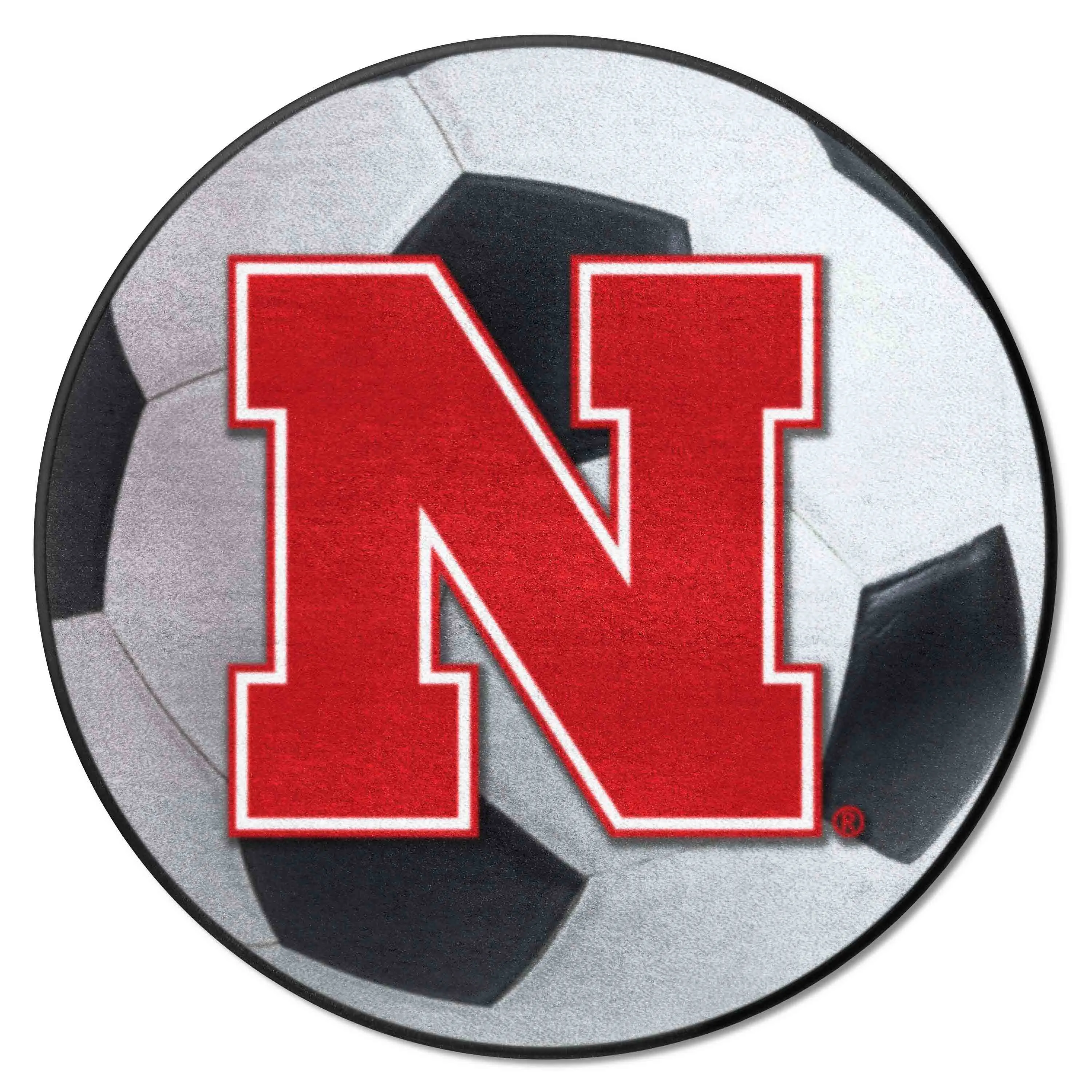 University of Nebraska Soccer Ball Mat