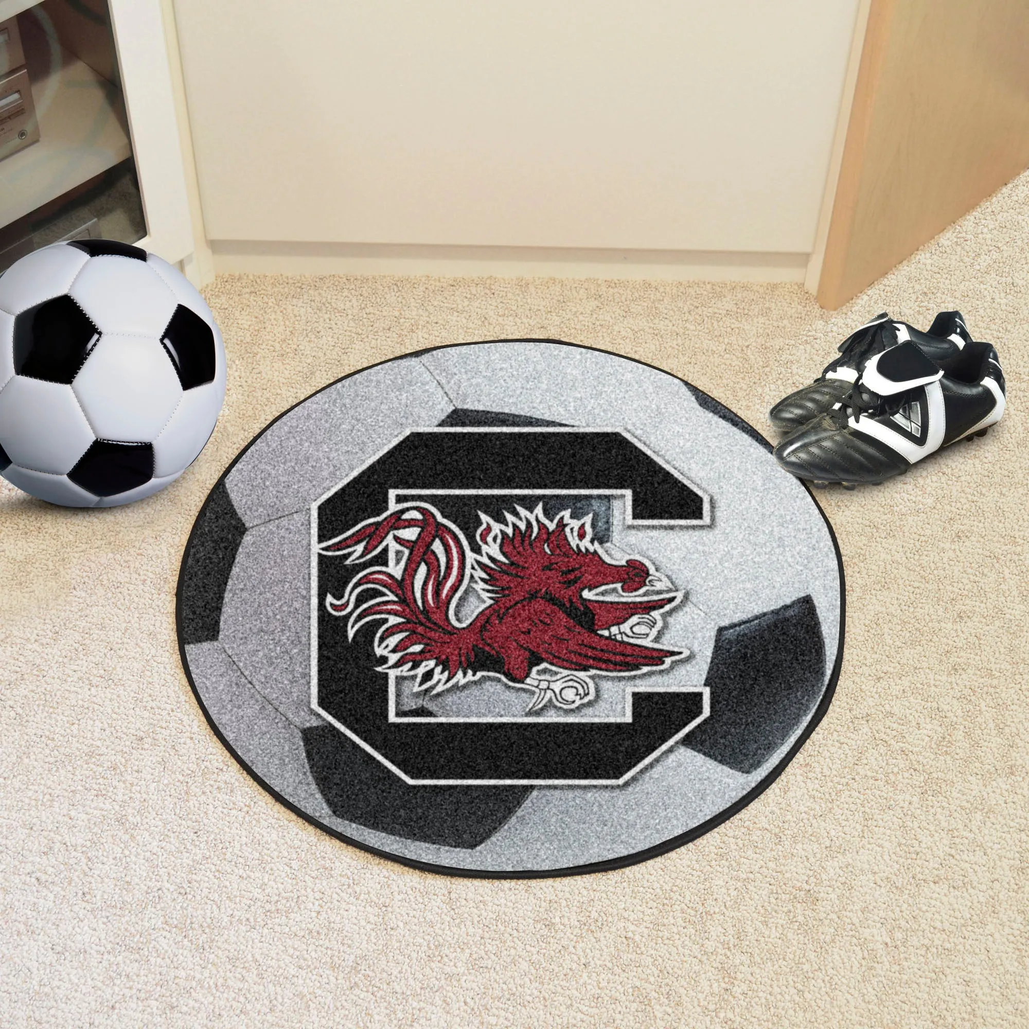 University of South Carolina Soccer Ball Mat