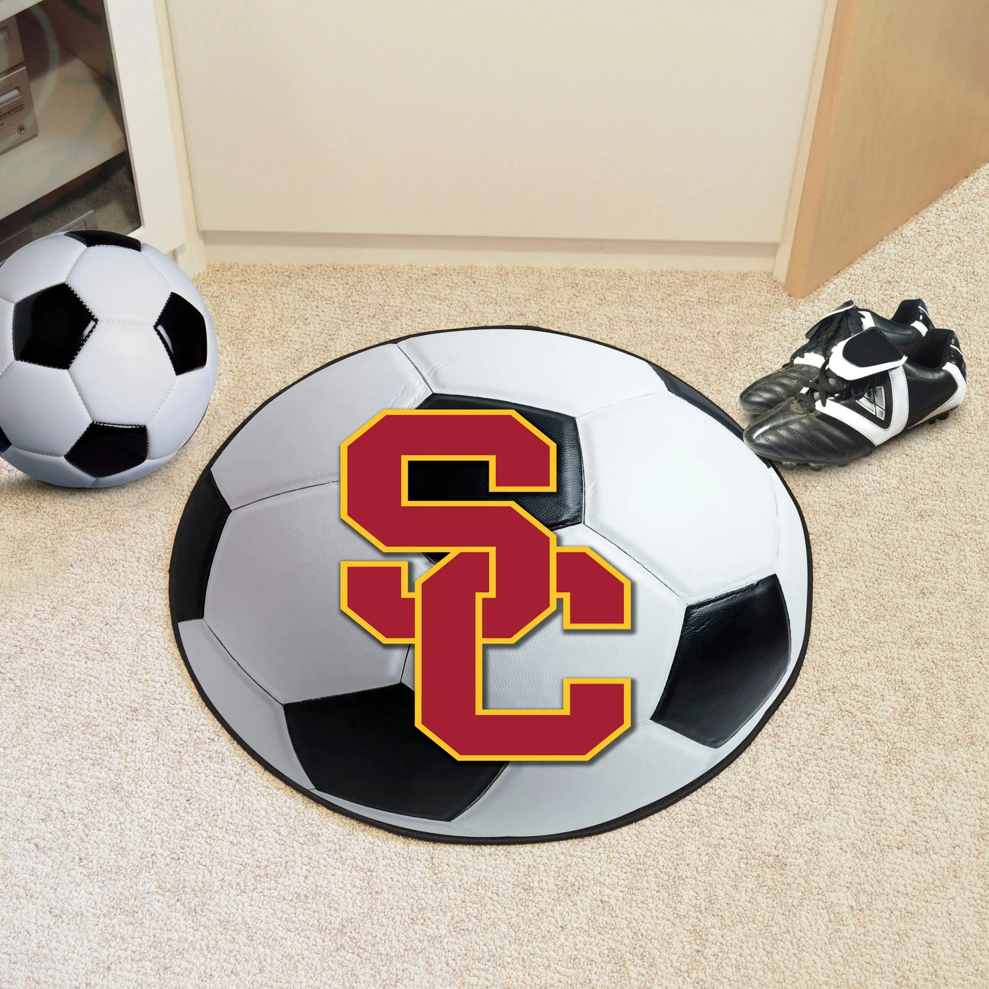 University of Southern Califor Soccer Ball Mat