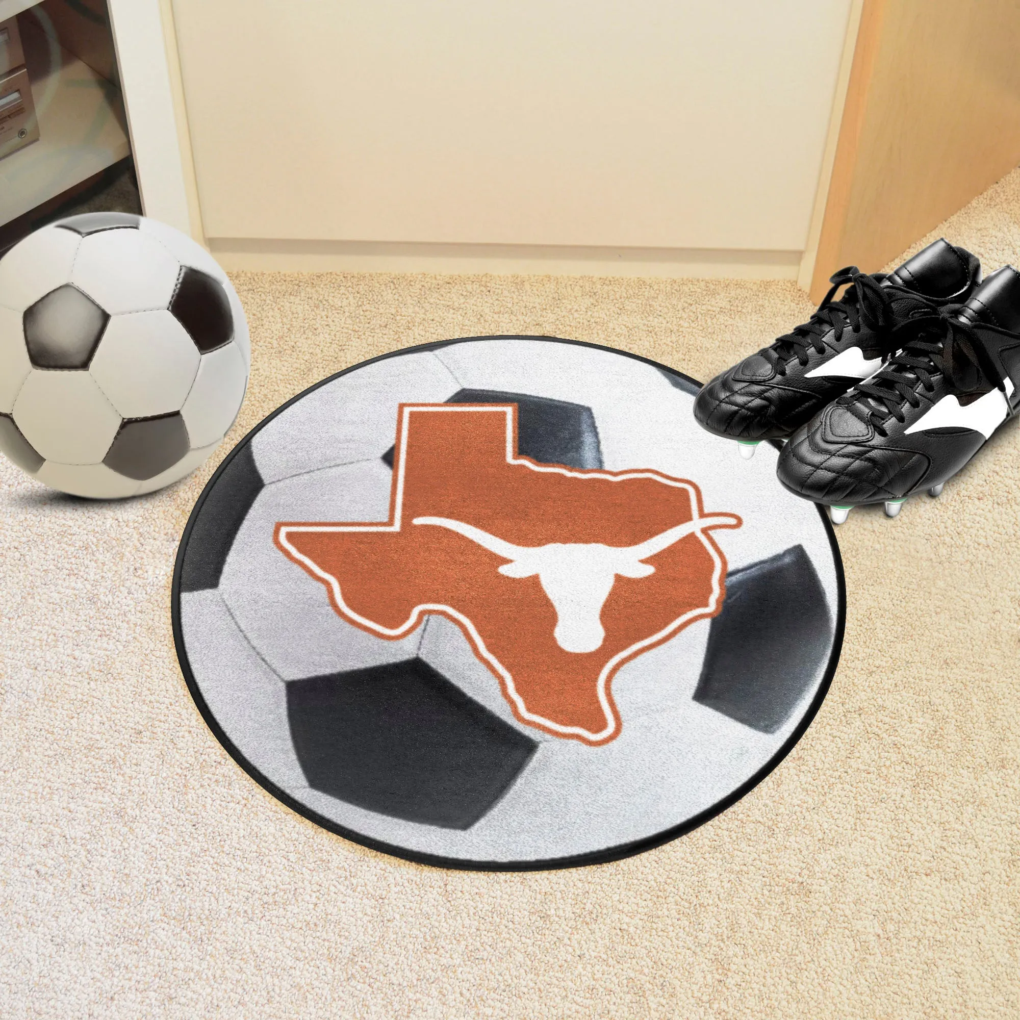 University of Texas Soccer Ball Mat