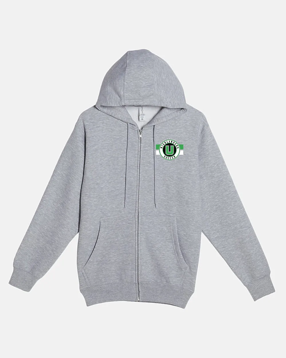 Upland High School Soccer Zip Up Hoodie