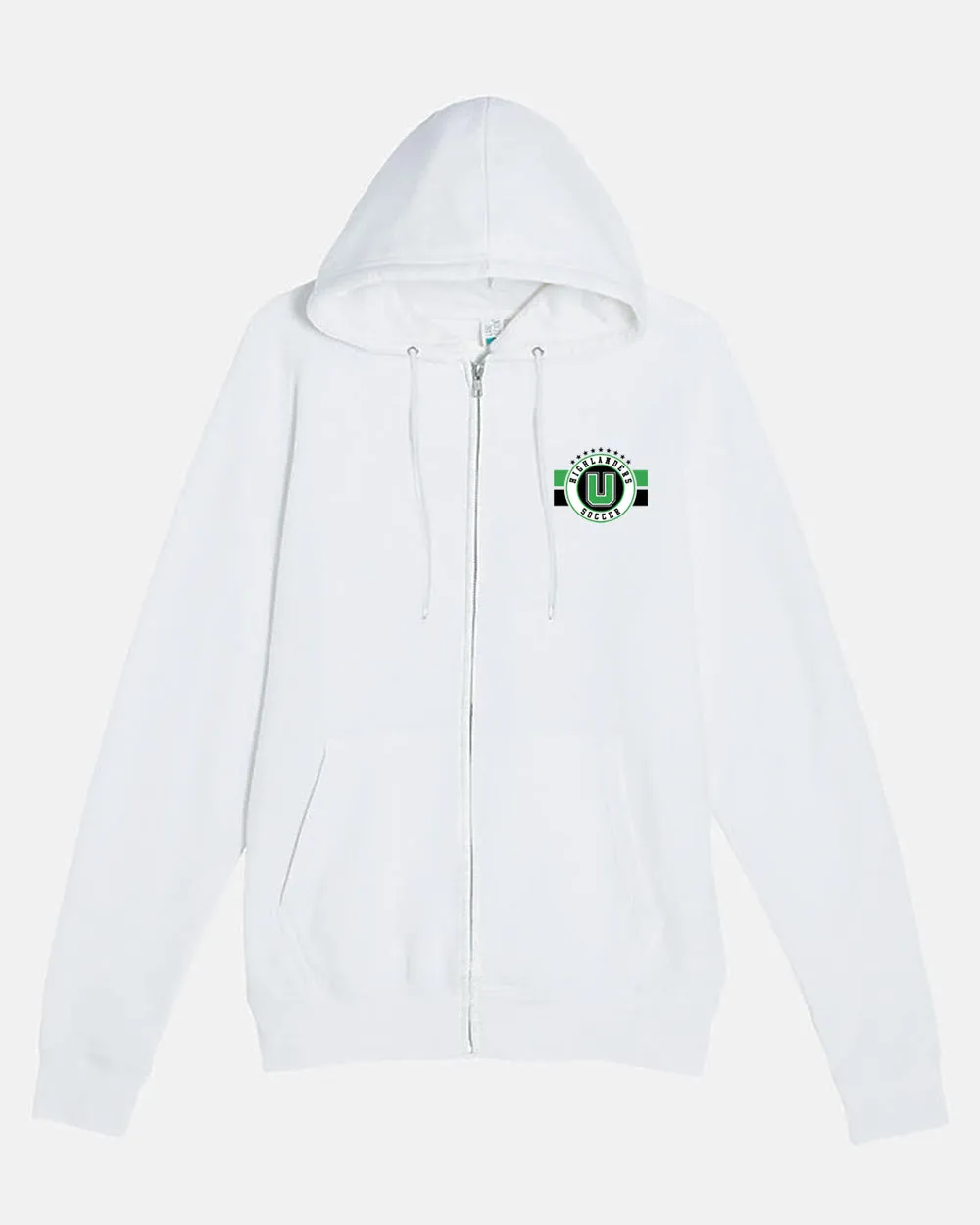 Upland High School Soccer Zip Up Hoodie