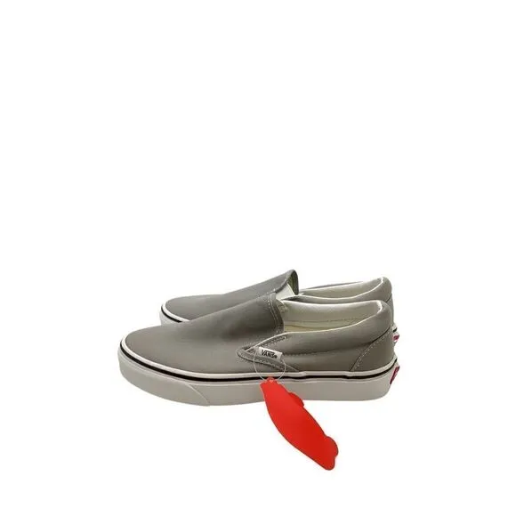 Vans Unisex Adult Gray Slip On Low Top Sneaker Shoes Size US M6.5 W8