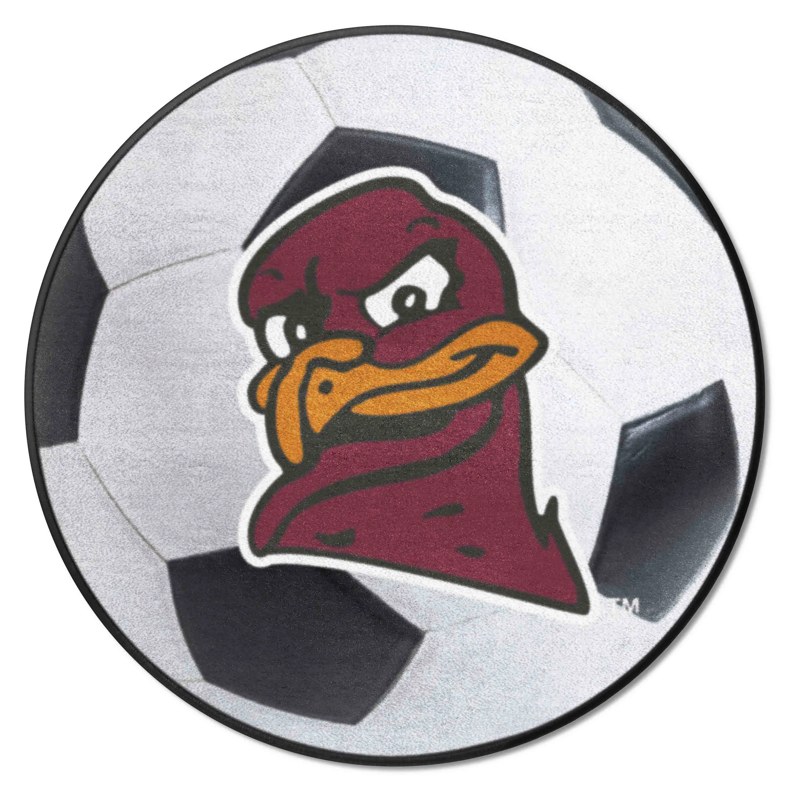 Virginia Tech Soccer Ball Mat