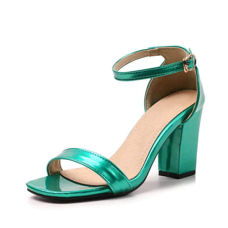 Women's Ankle Straps Sandals Dress Shoes for Summer 4113
