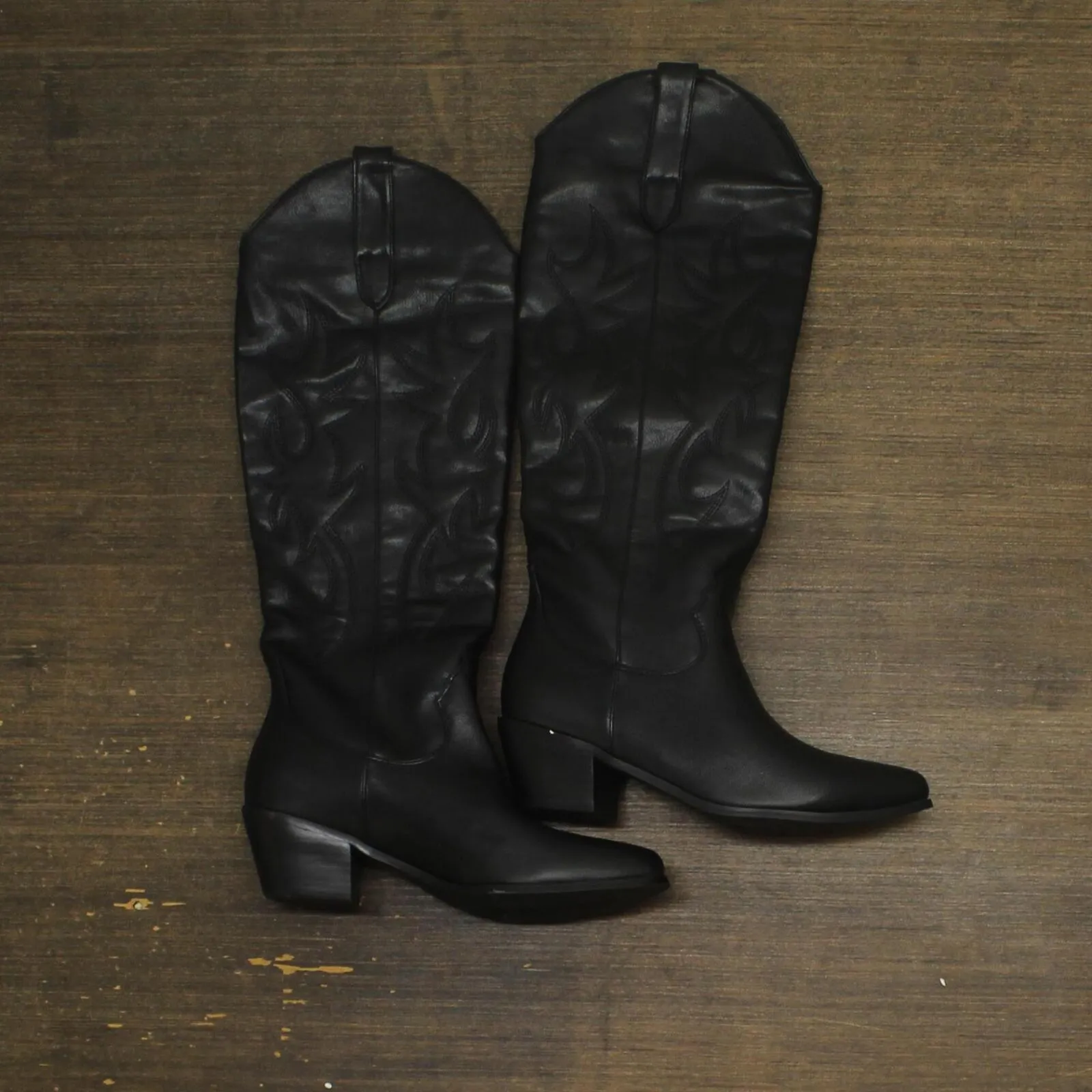 Womens Western Cowboy Boots 1676074ffeca42 Black 9M