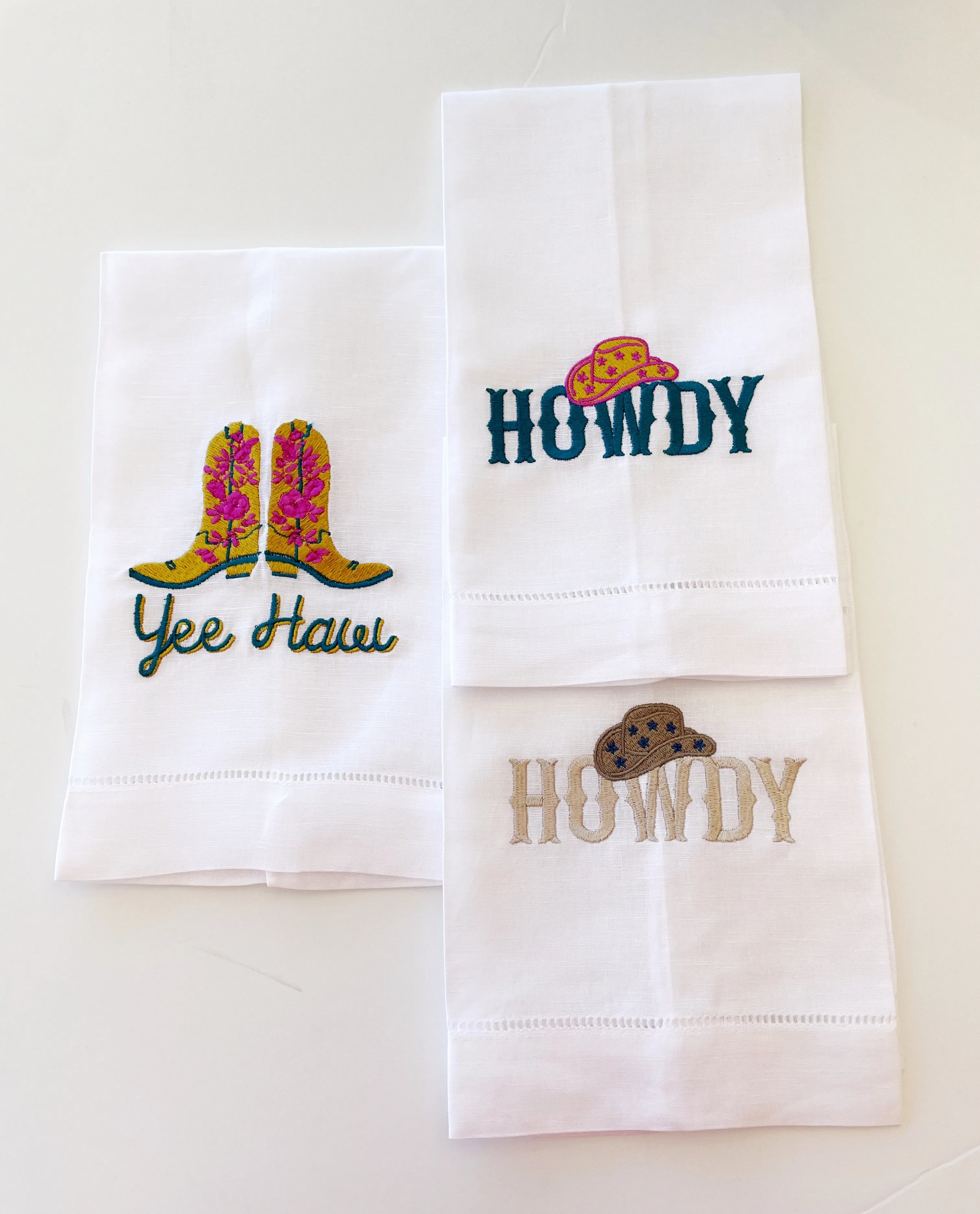 Yeehaw Boots Cocktail Napkin